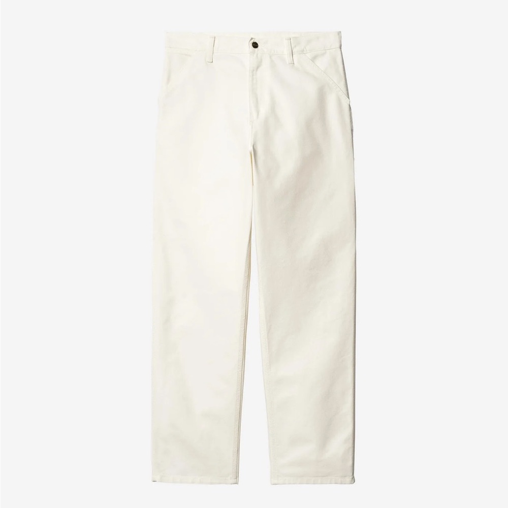 Carhartt WIP Off-White Single-Knee Work Pants (29W 32L)